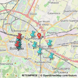 Mappa Via Isabella Andreini, 40127 Bologna BO, Italia (2.21769)