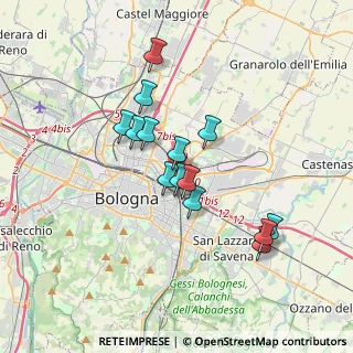 Mappa Via Isabella Andreini, 40127 Bologna BO, Italia (2.98786)