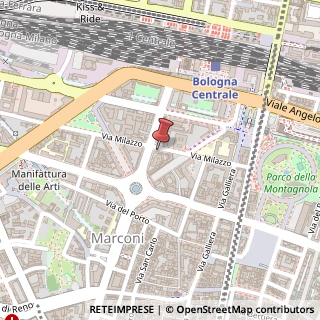 Mappa Via Milazzo, 12, 40121 Bologna, Bologna (Emilia Romagna)