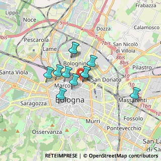 Mappa Mura di Porta Galliera, 40126 Bologna BO, Italia (1.20455)