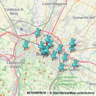 Mappa Mura di Porta Galliera, 40126 Bologna BO, Italia (2.83933)