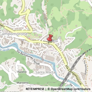 Mappa Via Campomorone, 58R, 16164 Genova, Genova (Liguria)