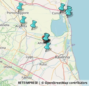 Mappa Via Martiri della Libertà, 48011 Alfonsine RA, Italia (13.61429)