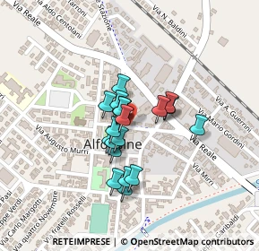 Mappa Via Martiri della Libertà, 48011 Alfonsine RA, Italia (0.1425)