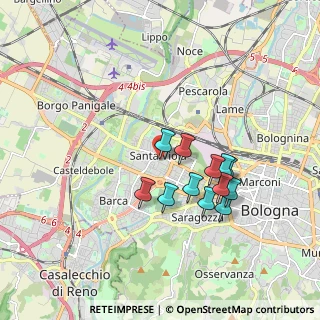 Mappa Via Indro Montanelli, 40133 Bologna BO, Italia (1.57583)