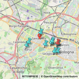 Mappa Via Indro Montanelli, 40133 Bologna BO, Italia (1.67833)
