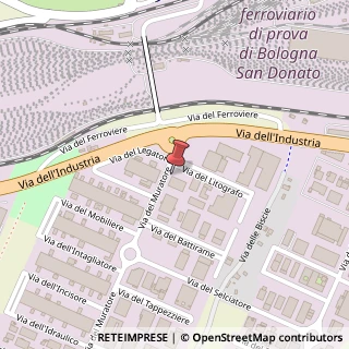 Mappa Via del Litografo, 1, 40138 Bologna, Bologna (Emilia Romagna)