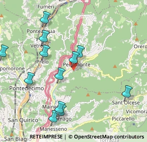 Mappa Via Chiappella, 16010 Genova GE, Italia (2.37385)