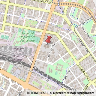 Mappa Via Emilio Zago, 2-2, 40128 Bologna, Bologna (Emilia Romagna)