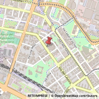Mappa Via del Lavoro,  25, 40127 Bologna, Bologna (Emilia Romagna)