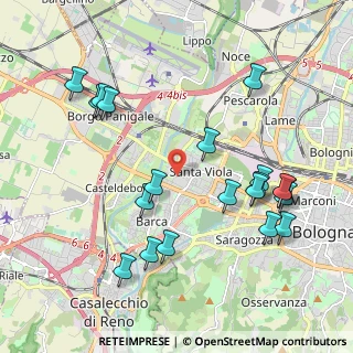 Mappa Via Speranza, 40133 Bologna BO, Italia (2.263)