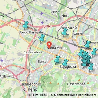 Mappa Via Speranza, 40133 Bologna BO, Italia (2.91667)
