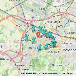 Mappa Via Speranza, 40133 Bologna BO, Italia (1.31417)