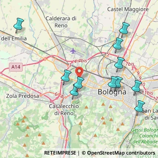 Mappa Via Speranza, 40133 Bologna BO, Italia (5.1425)