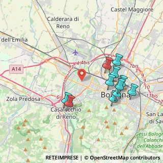 Mappa Via Speranza, 40133 Bologna BO, Italia (3.80727)