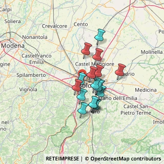 Mappa Via Speranza, 40133 Bologna BO, Italia (10.06882)