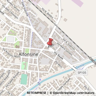 Mappa Piazza Calderoni, 10, 48011 Alfonsine, Ravenna (Emilia Romagna)