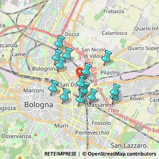 Mappa Via Corrado Masetti, 40127 Bologna BO, Italia (1.44714)