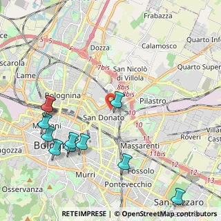 Mappa Via Corrado Masetti, 40127 Bologna BO, Italia (2.61455)