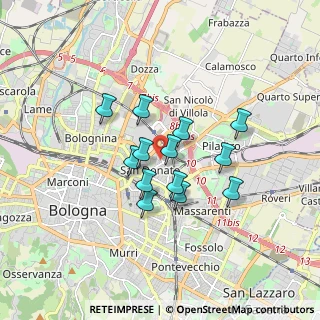Mappa Via Corrado Masetti, 40127 Bologna BO, Italia (1.31231)