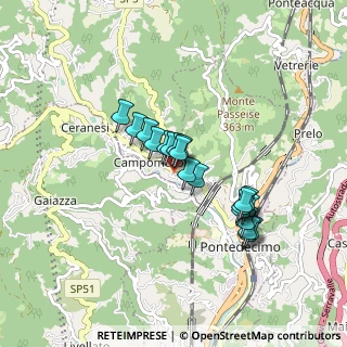 Mappa Via Villa Piana, 16014 Campomorone GE, Italia (0.6895)