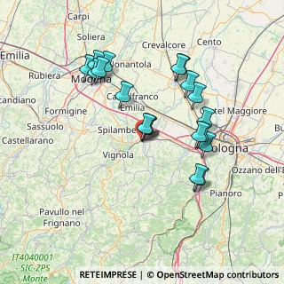 Mappa Via Giacomo Matteotti, 40053 Valsamoggia BO, Italia (13.72316)