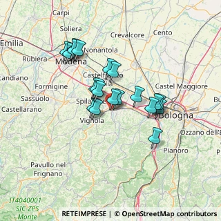 Mappa Via G. Matteotti, 40053 Valsamoggia BO, Italia (11.5595)
