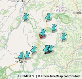Mappa Via Alberto Rossi, 42034 Casina RE, Italia (6.36929)