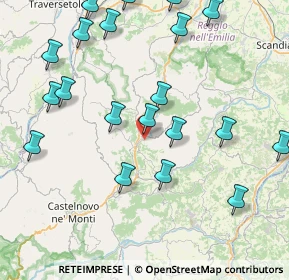 Mappa Via Alberto Rossi, 42034 Casina RE, Italia (9.8485)