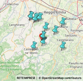 Mappa Via Alberto Rossi, 42034 Casina RE, Italia (11.26231)