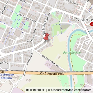 Mappa Via Fratelli Cervi, 3, 40055 Castenaso, Bologna (Emilia Romagna)