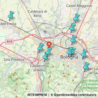 Mappa Via Licinia, 40133 Bologna BO, Italia (5.1225)