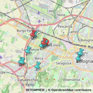 Mappa Via Licinia, 40133 Bologna BO, Italia (1.96909)