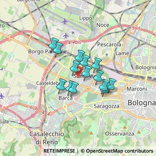 Mappa Via Licinia, 40133 Bologna BO, Italia (1.19)