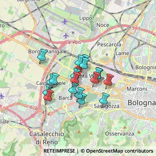 Mappa Via Licinia, 40133 Bologna BO, Italia (1.30778)