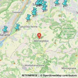 Mappa Via per Montegibbio, 41049 Sassuolo MO, Italia (3.34417)