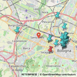 Mappa Via E.Ponente, 40133 Bologna BO, Italia (2.6475)