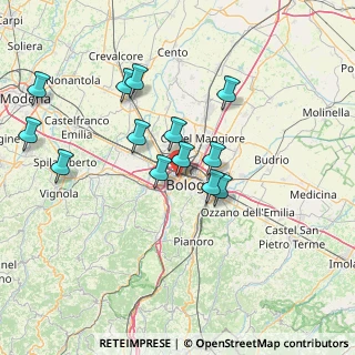 Mappa Via della Ferriera, 40133 Bologna BO, Italia (13.93846)