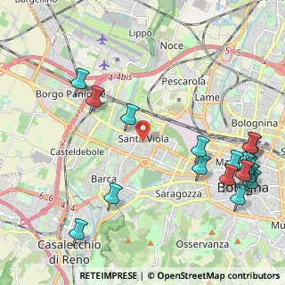 Mappa Via della Ferriera, 40133 Bologna BO, Italia (2.825)