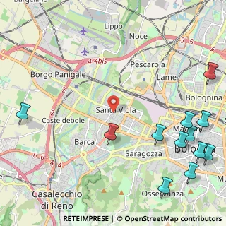 Mappa Via Antonio Mancini, 40133 Bologna BO, Italia (3.23417)