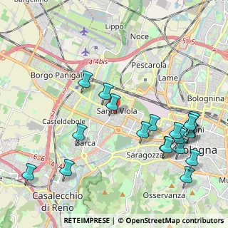 Mappa Via Antonio Mancini, 40133 Bologna BO, Italia (2.50579)