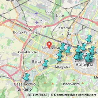Mappa Via Antonio Mancini, 40133 Bologna BO, Italia (2.73588)