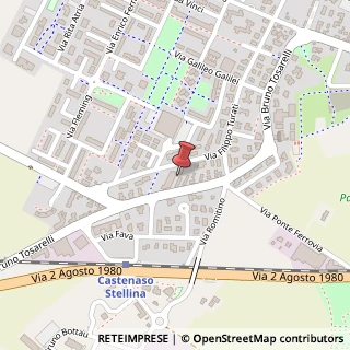 Mappa Via Bruno Tosarelli,  184, 40055 Castenaso, Bologna (Emilia Romagna)