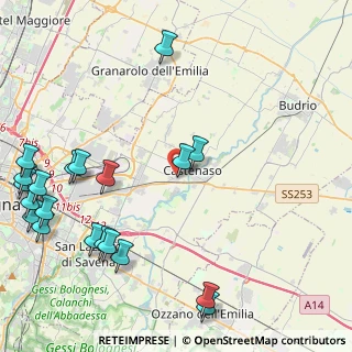 Mappa Via F. Turati, 40055 Castenaso BO, Italia (5.9565)
