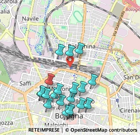 Mappa Bologna Centrale, 40121 Bologna BO, Italia (1.0595)