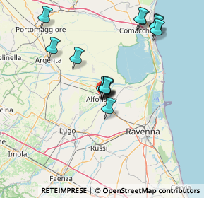 Mappa Via Giuseppe Mazzini, 48011 Alfonsine RA, Italia (13.61143)