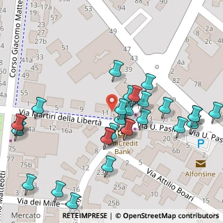 Mappa Piazza Errani, 48011 Alfonsine RA, Italia (0.05)