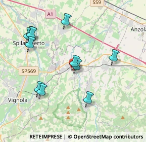 Mappa Viale Giosuè Carducci, 40053 Valsamoggia BO, Italia (4.12727)