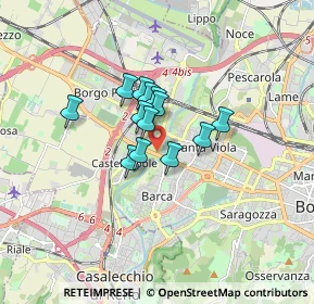 Mappa Viale Palmiro Togliatti, 40133 Bologna BO, Italia (1.04231)