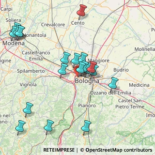 Mappa Viale Palmiro Togliatti, 40133 Bologna BO, Italia (18.539)